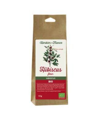 Organic hibiscus flowers