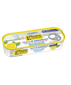 Mackerel fillets in lemon basil marinade low-sodium 130g