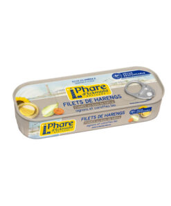 Filets de harengs fumes aux carottes et oignons 150g