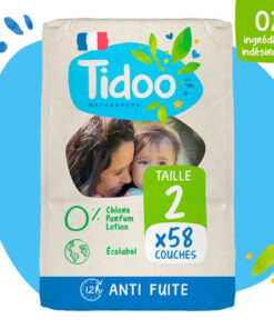 Couches Écologiques Tidoo T2 3-6 kg x50