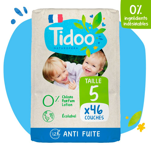 Couches Écologiques Tidoo T5 12-25 kg x40
