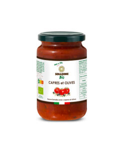 Tomato Sauce Caper and Olive 340g Organic